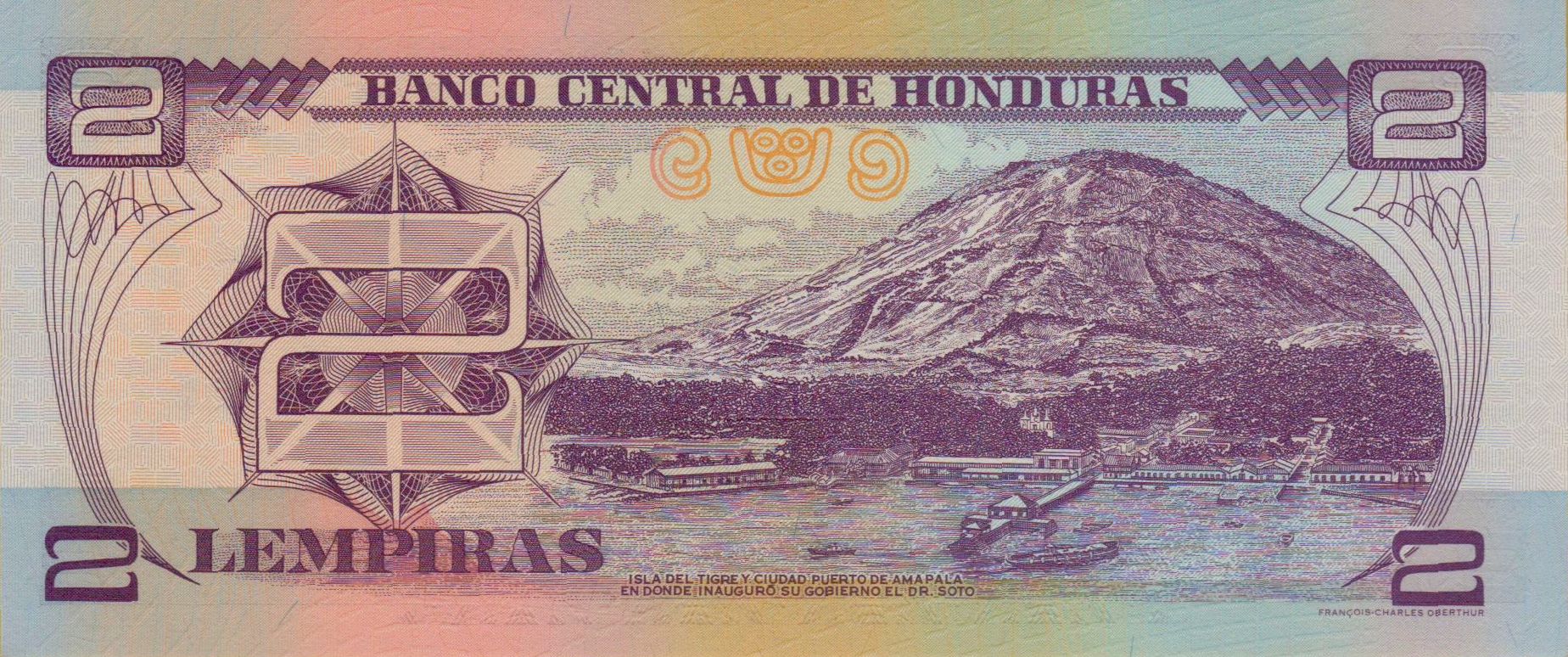 Honduras 2 2004 UNC Front P-80A/e